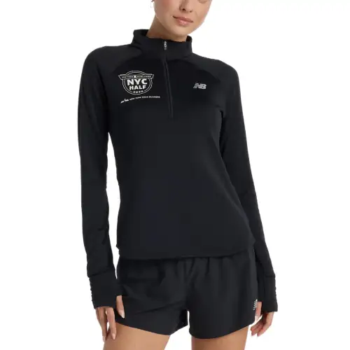 New Balance United Airlines NYCHeat Grid Sweatshirt Women's Black