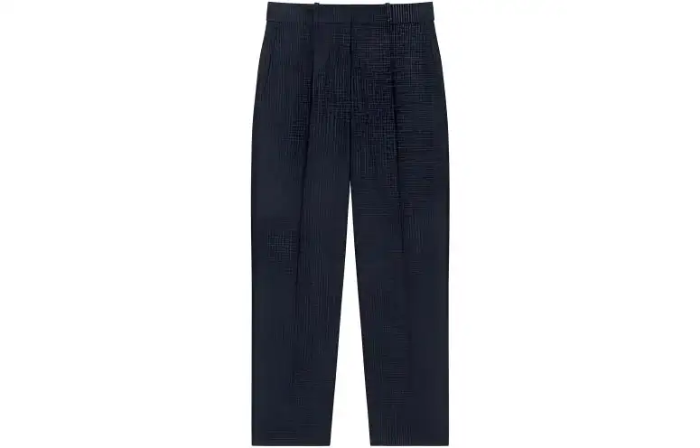 【Zoomed ImageryPrevious Season】micro-houndstooth straight-leg trousers