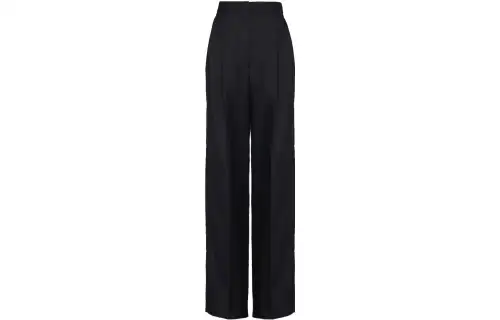 PRADA Casual Pants Women's Black Moderate Straight Fit Pants