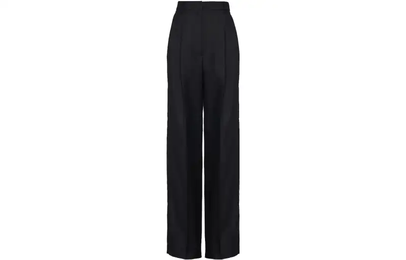 PRADA Casual Pants Women's Black Moderate Straight Fit Pants