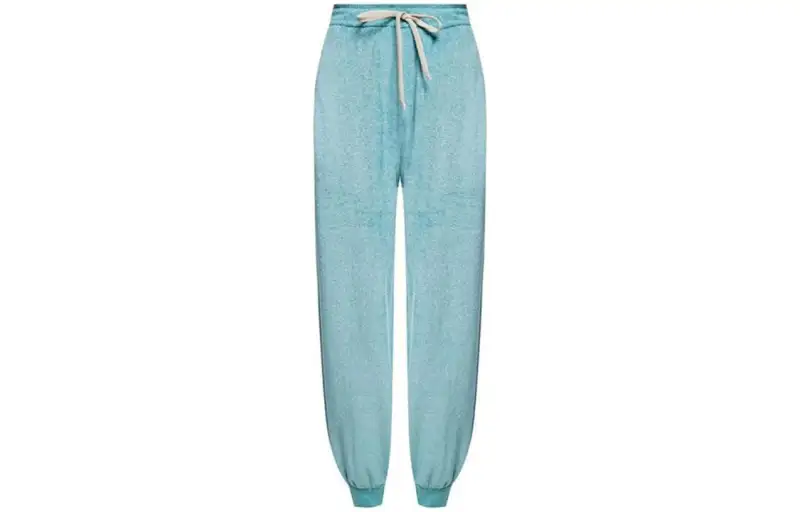 GUCCI Casual Pants Women's Blue Moderate Cuffed Pants