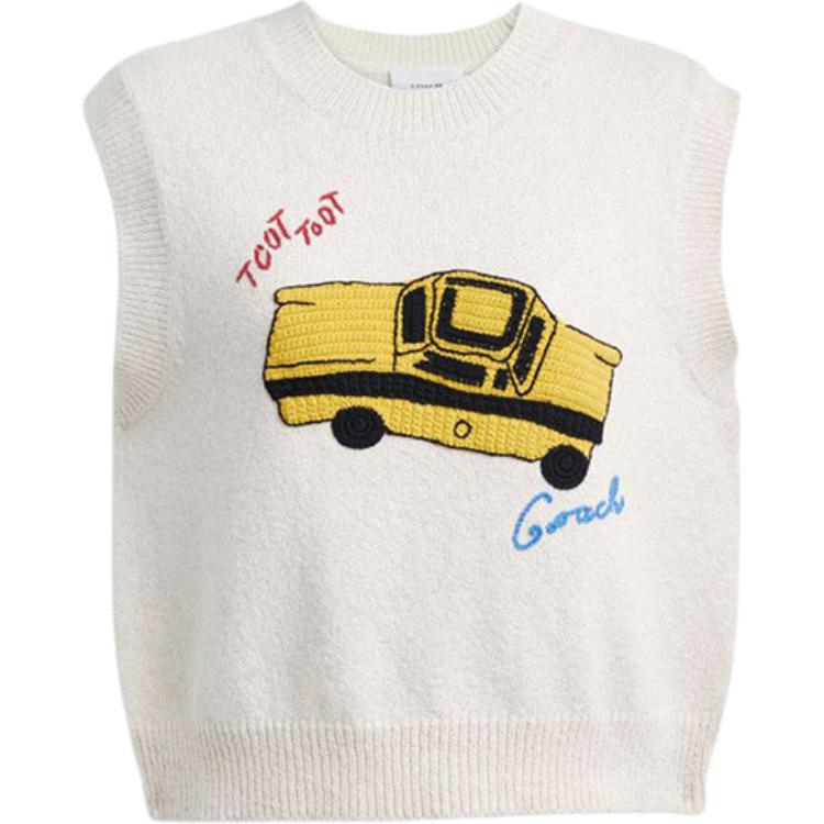 Женское худи COACH COACH SS25 (кремово-белое)