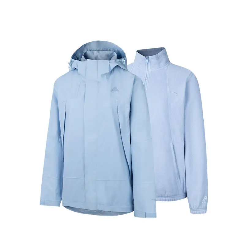 Anta Earthy Shell Windbreaker Jacket Women's Sky Blue/Cloud Blue