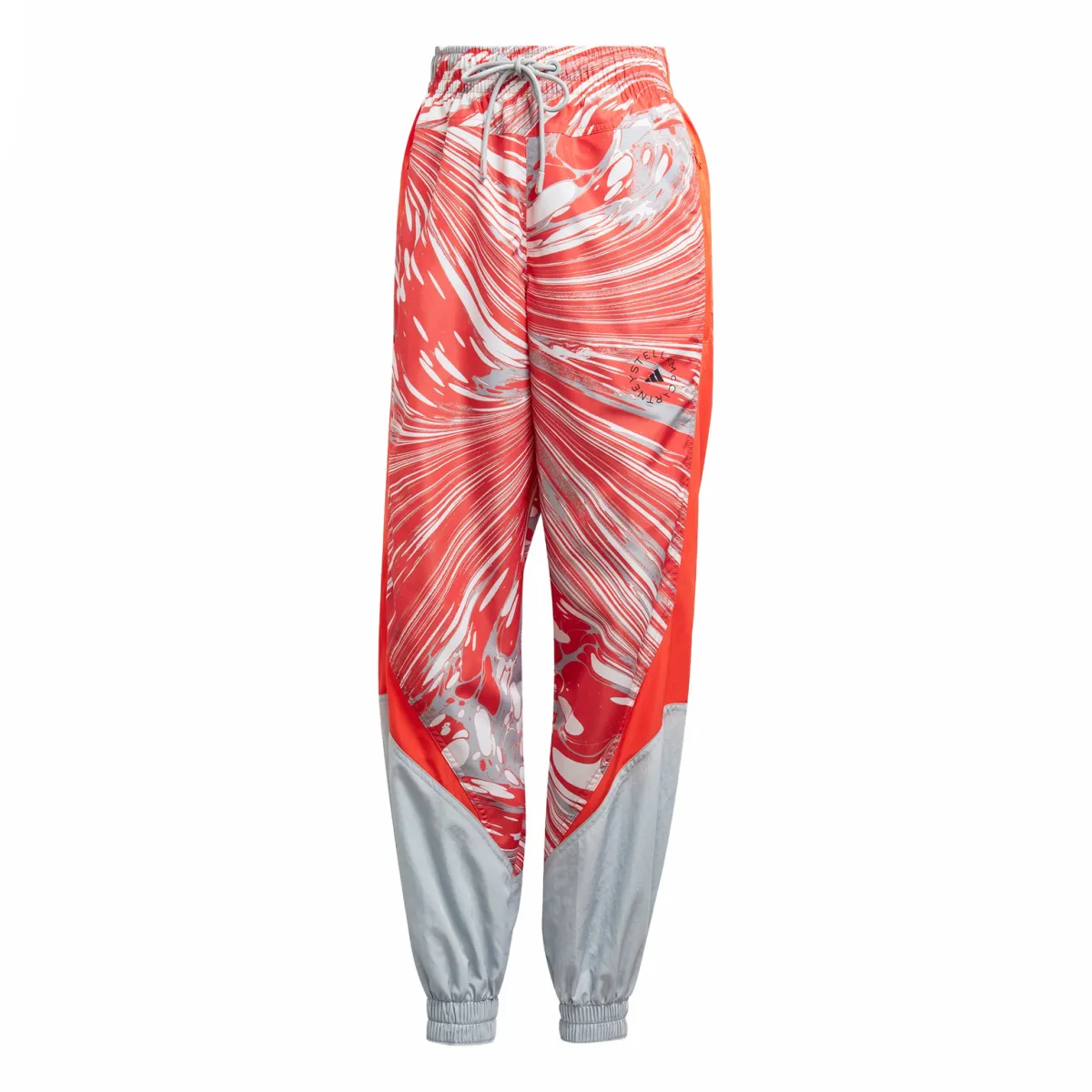 Adidas PRINTED WOVEN TRACK PANTS Casual Pants Women's Light Blue Gray/Semi Impact Orange