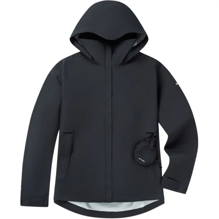 Columbia Transit SS25 Hiking Waterproof And Warm Windbreaker Jacket Women's Black