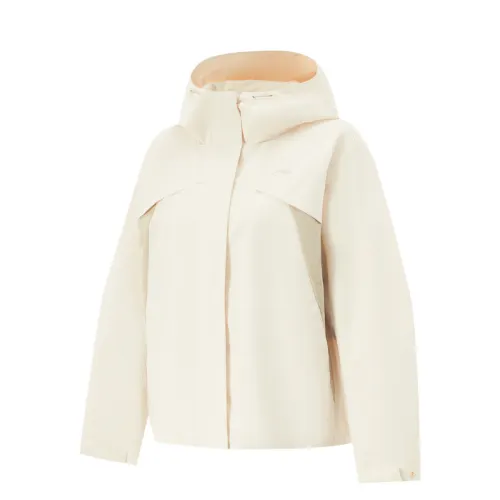 Li Ning Fitness Series Trench Coat Women's Rock White Gray