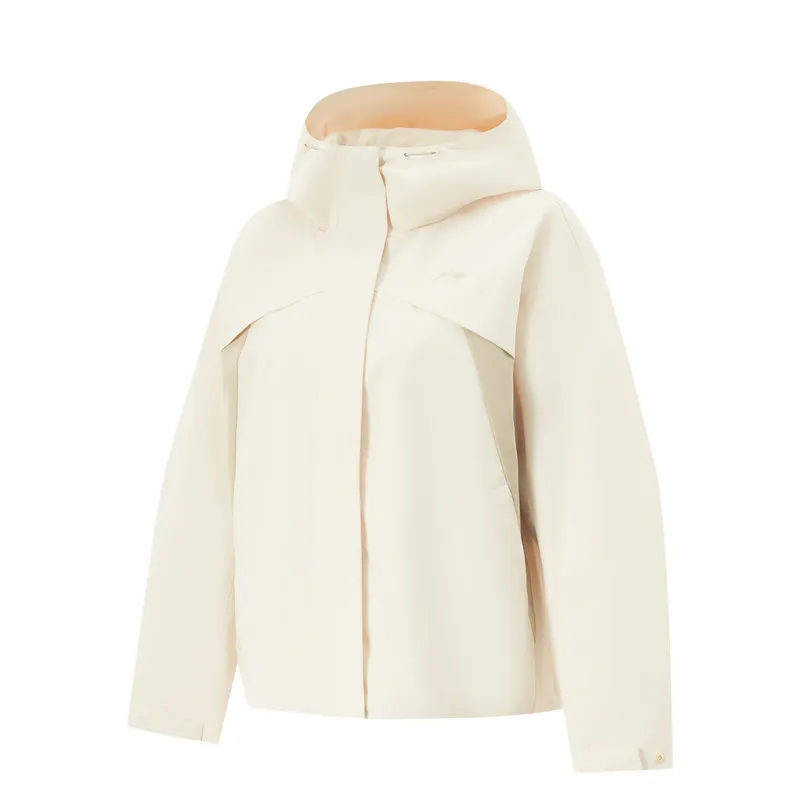 Li Ning Fitness Series Trench Coat Women's Rock White Gray