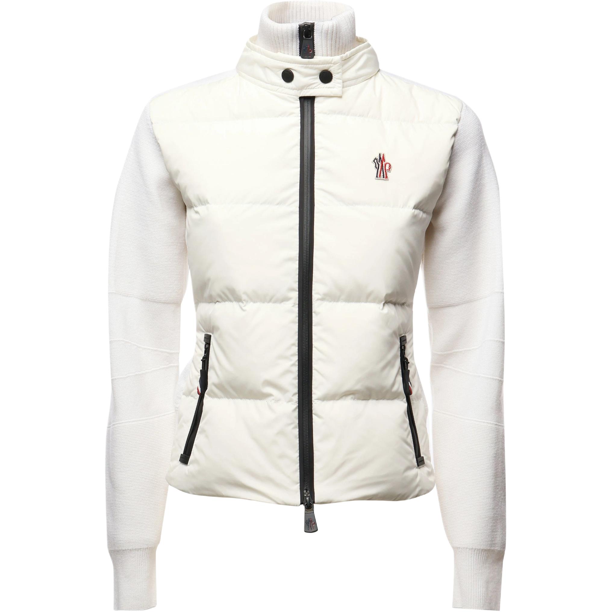 Женский пуховик Moncler Down Jacket (белый)