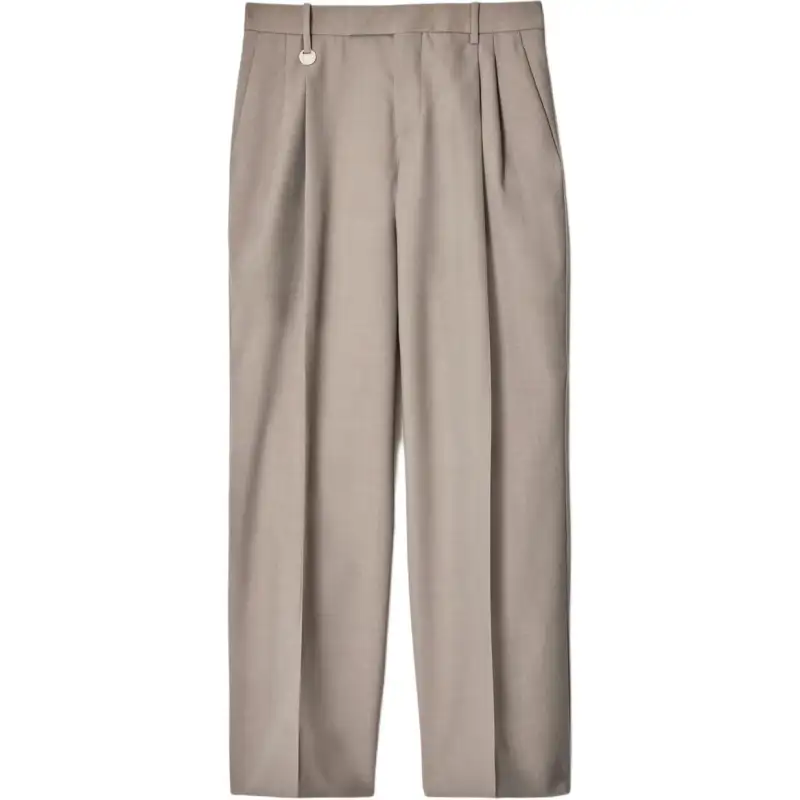 Burberry Wide-leg Wool Trousers