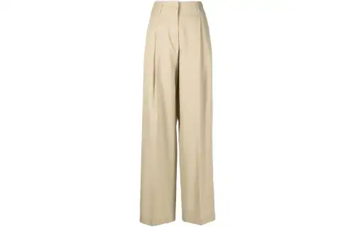 Golden Goose Deluxe Brand Logo Patch Pleated Pants