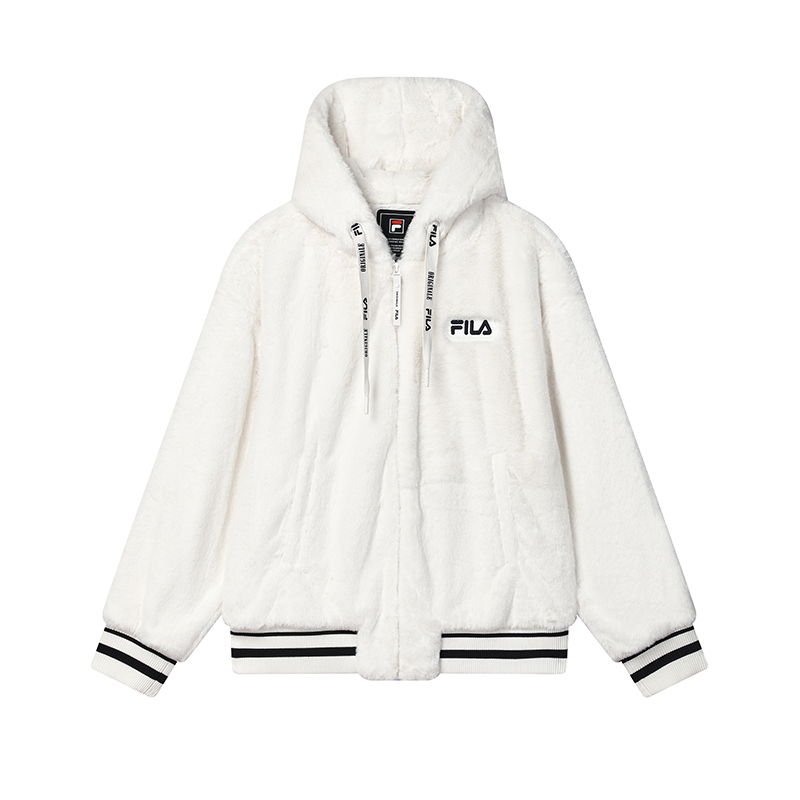 Женская толстовка Fila Casual Hooded ZIP (белая)