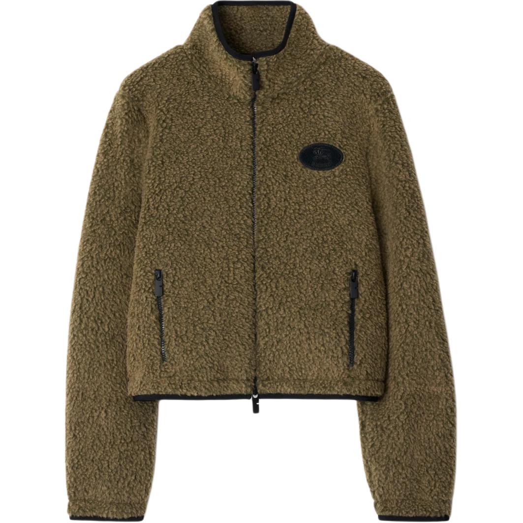 Женская куртка Burberry SS25 (зеленая)