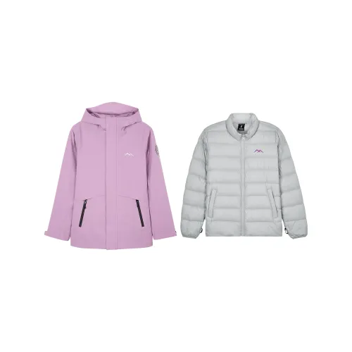 Skechers Hiking Outdoor Hiking Urban Living/Travel/Commuting Thermal Windbreaker Jacket Women's Lavender Dusty Purple