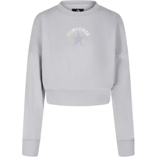 Converse Sweatshirt Women's Gray Blue