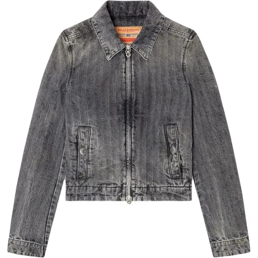 DIESEL De Corb Herringbone Denim Jacket
