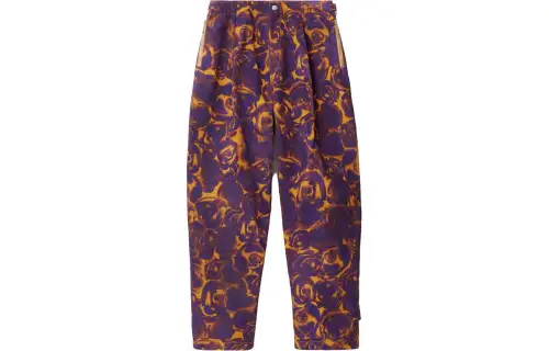 【Previous Season】floral-print cotton straight trousers