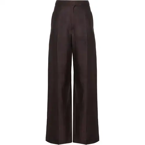 LOEWE SS24 Casual Pants Women's Coffee