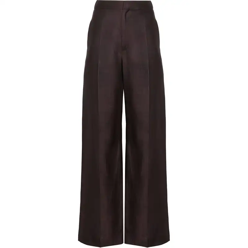 LOEWE SS24 Casual Pants Women's Coffee