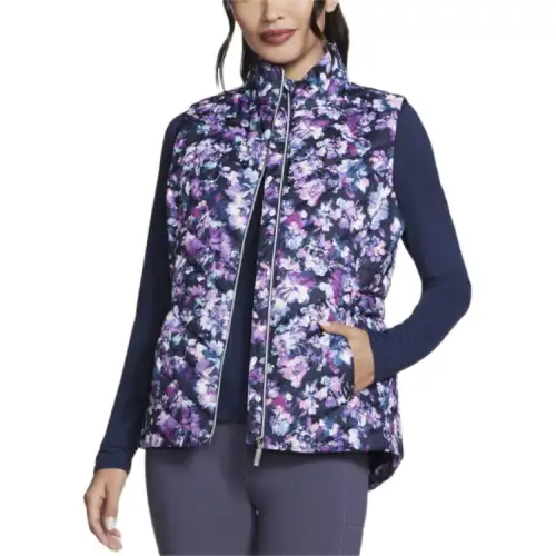 Skechers Vest Women's Blue/Light Purple
