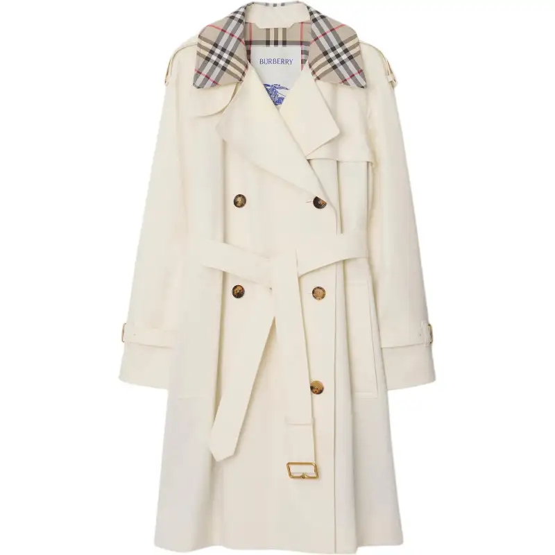 Burberry Trench SS25 Trench Coat Women's White