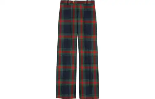 GUCCI Casual Pants Women's Marine Blue Moderate Wide Leg Pants