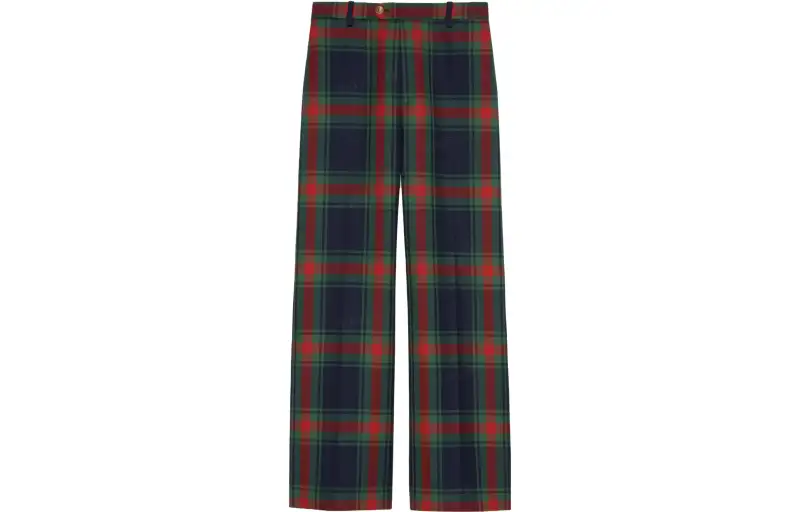 GUCCI Casual Pants Women's Marine Blue Moderate Wide Leg Pants