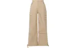 Jordan CHICAGO Casual Pants Women's Desert Yellow Moderate Wide Leg Pants