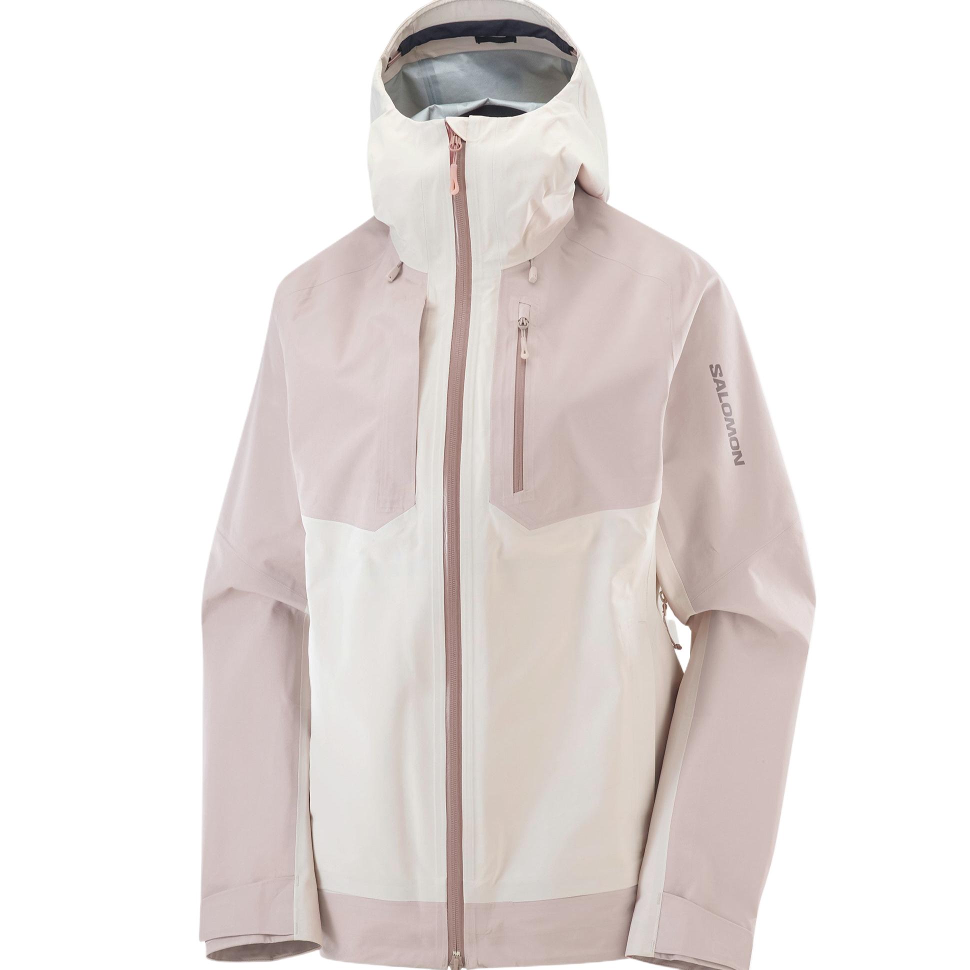 Женская куртка Salomon OUTLINE Gore-Tex (серо-коричневая)