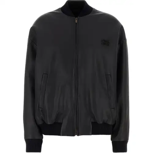 MIU MIU Long-Sleeved Zipped Jacket