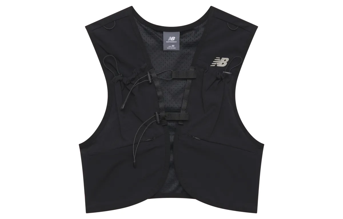 New Balance Vests Women's Black V-neck Moderate Other