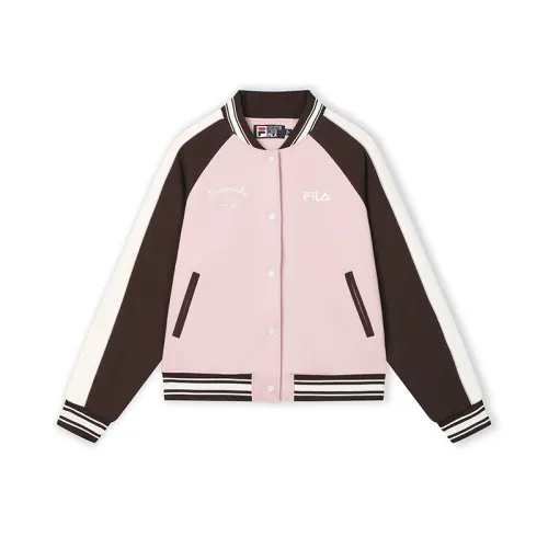 FILA Baseball Jacket Women's Smoke Pink