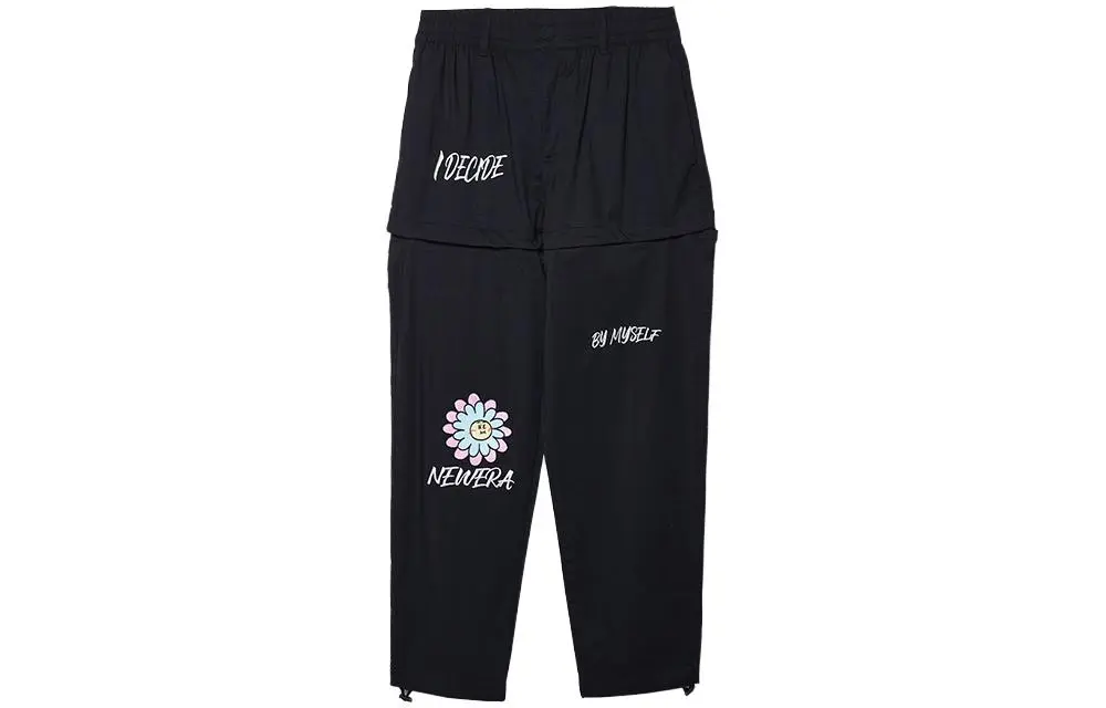 New Era Casual Pants Women's Black Moderate Straight Fit Pants
