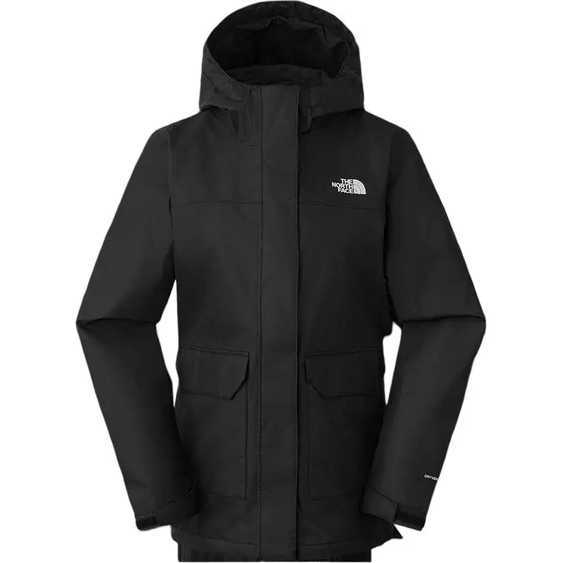 THE NORTH FACE Dryvent Waterproof And Windproof Windbreaker Jacket Women's Cosmic Black
