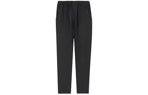 SAINT LAURENT High Waist Straight Leg Pants