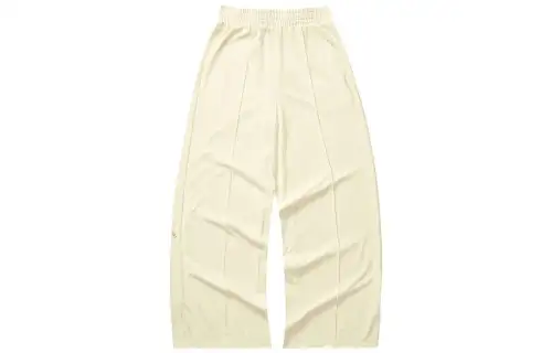 Skechers Colorful Casual Pants Women's Beige Brown Moderate Straight Fit Pants