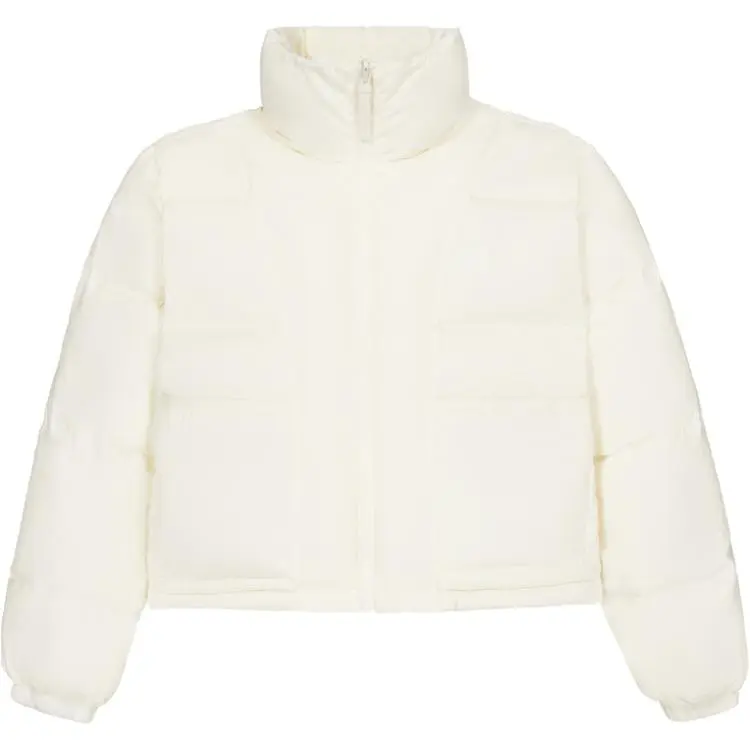 New Balance Down Coats Women's Ivory White