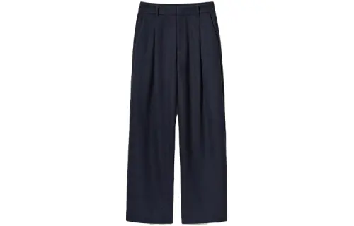 UNIQLO x CDC FW23 Casual Pants Women's Navy Blue