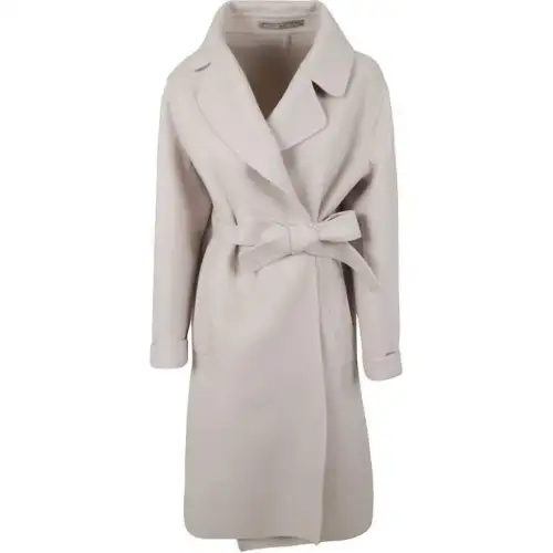Bottega Veneta Belted Long-Sleeved Coat