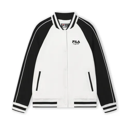FILA Baseball Jacket Women's Standard White