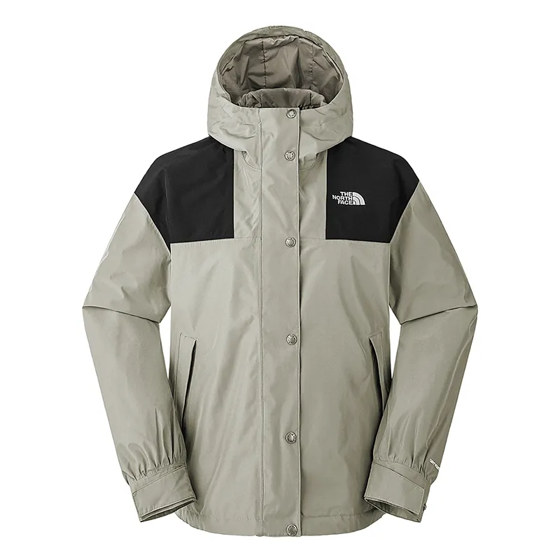 THE NORTH FACE Urban Exploration FW24 Waterproof, Windproof, And Water Repellent Windbreaker Jacket Women's Clay Gray