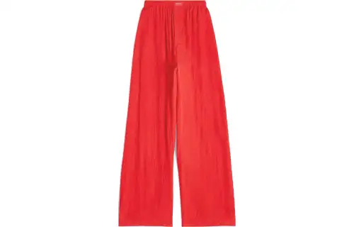 Balenciaga FW23 Casual Pants Loose Fit Women's Red