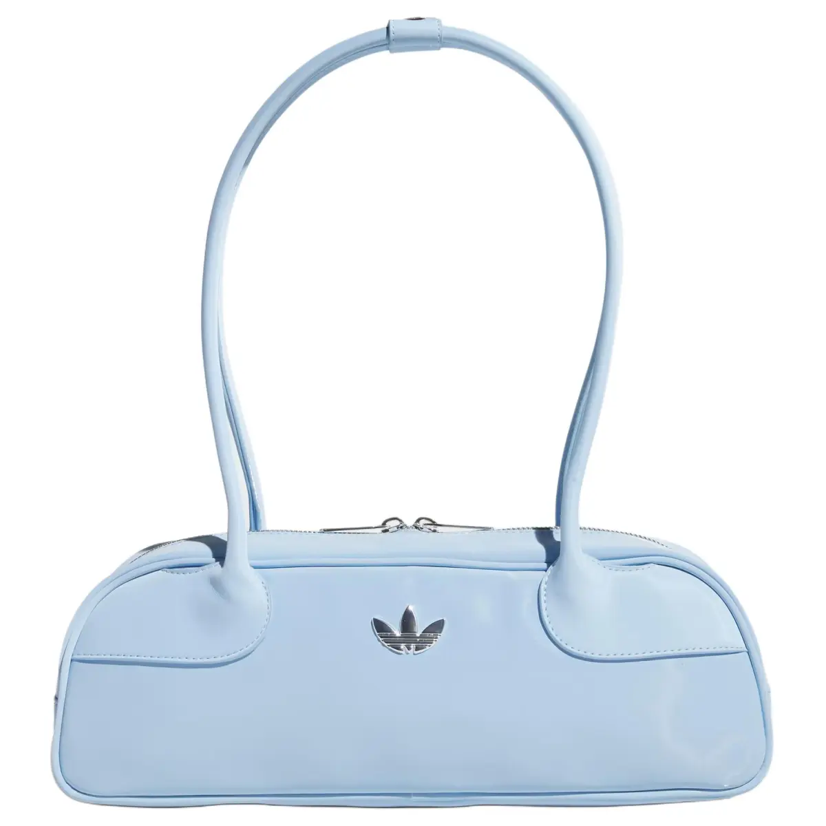 Adidas Originals Matte Velvet Polyurethane Long Handle Bag Baguette Bag Shoulder Bag Women's Blue