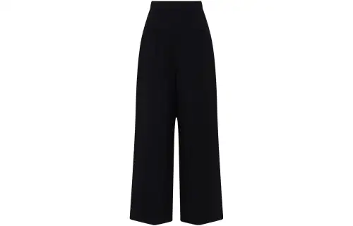 THE ROW Casual Pants Women's Black Moderate Wide Leg Pants