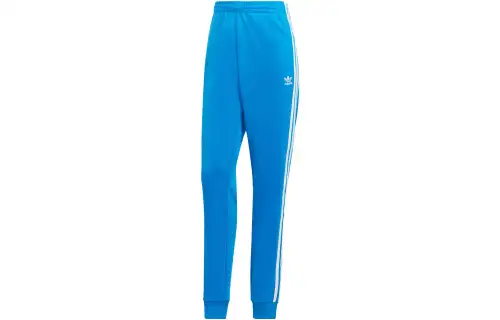 Adidas Originals Casual Pants Women's Blue Moderate Cuffed Pants