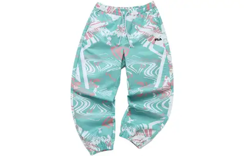 FILA FUSION Casual Pants Women's Blue Mystic World