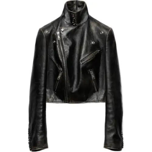 PRADA Leather Biker Jacket