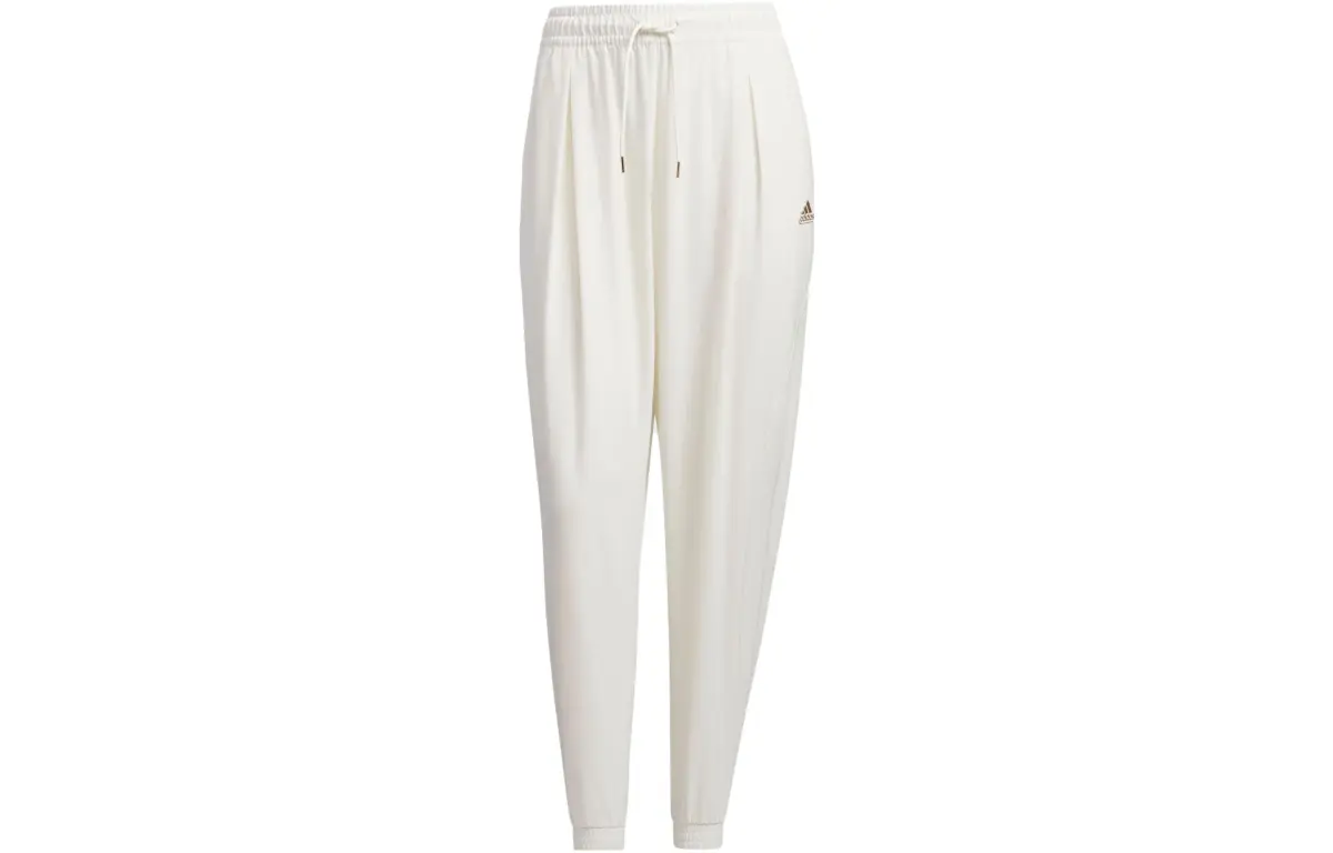 Adidas Casual Pants Women's Pink White Moderate Cuffed Pants