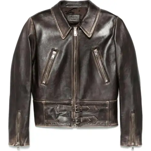 Prada leather jacket