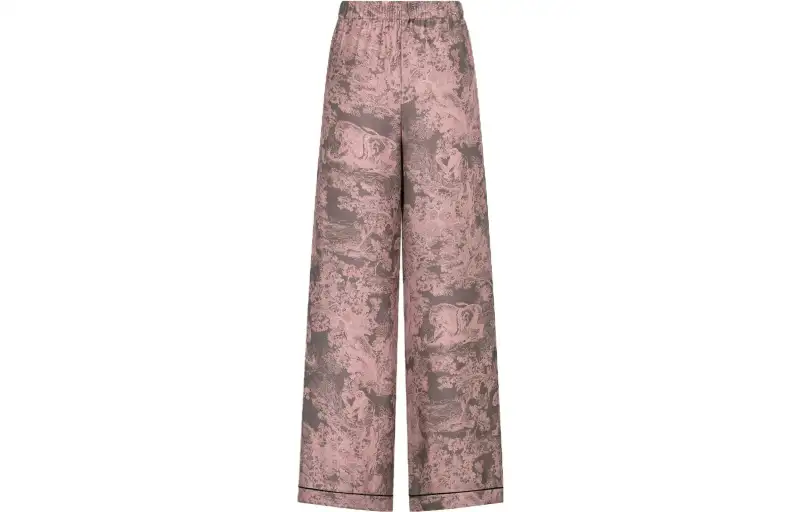DIOR Casual Pants Women's Pink Moderate Straight Fit Pants