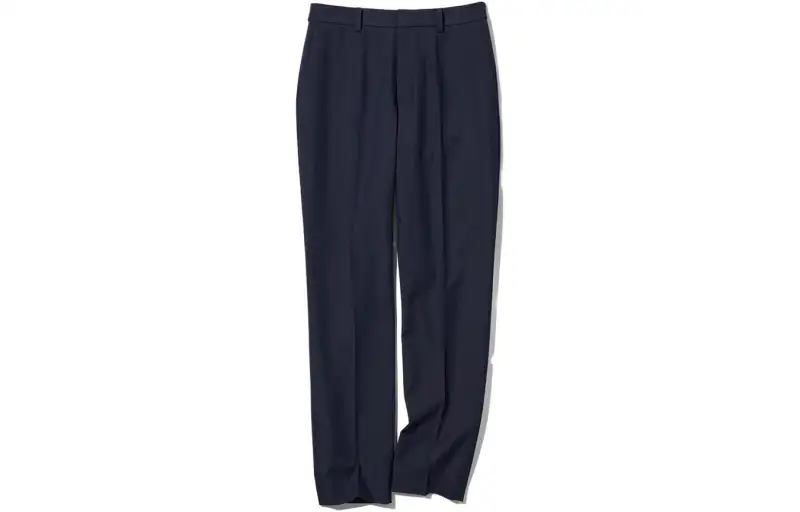 UNIQLO Casual Pants Women's 69 Navy Blue Thin Straight Fit Pants